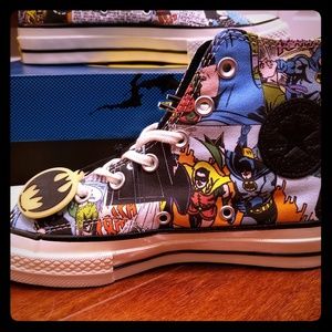 Batman Comic Strip Chuck Taylor 70's Hi Top